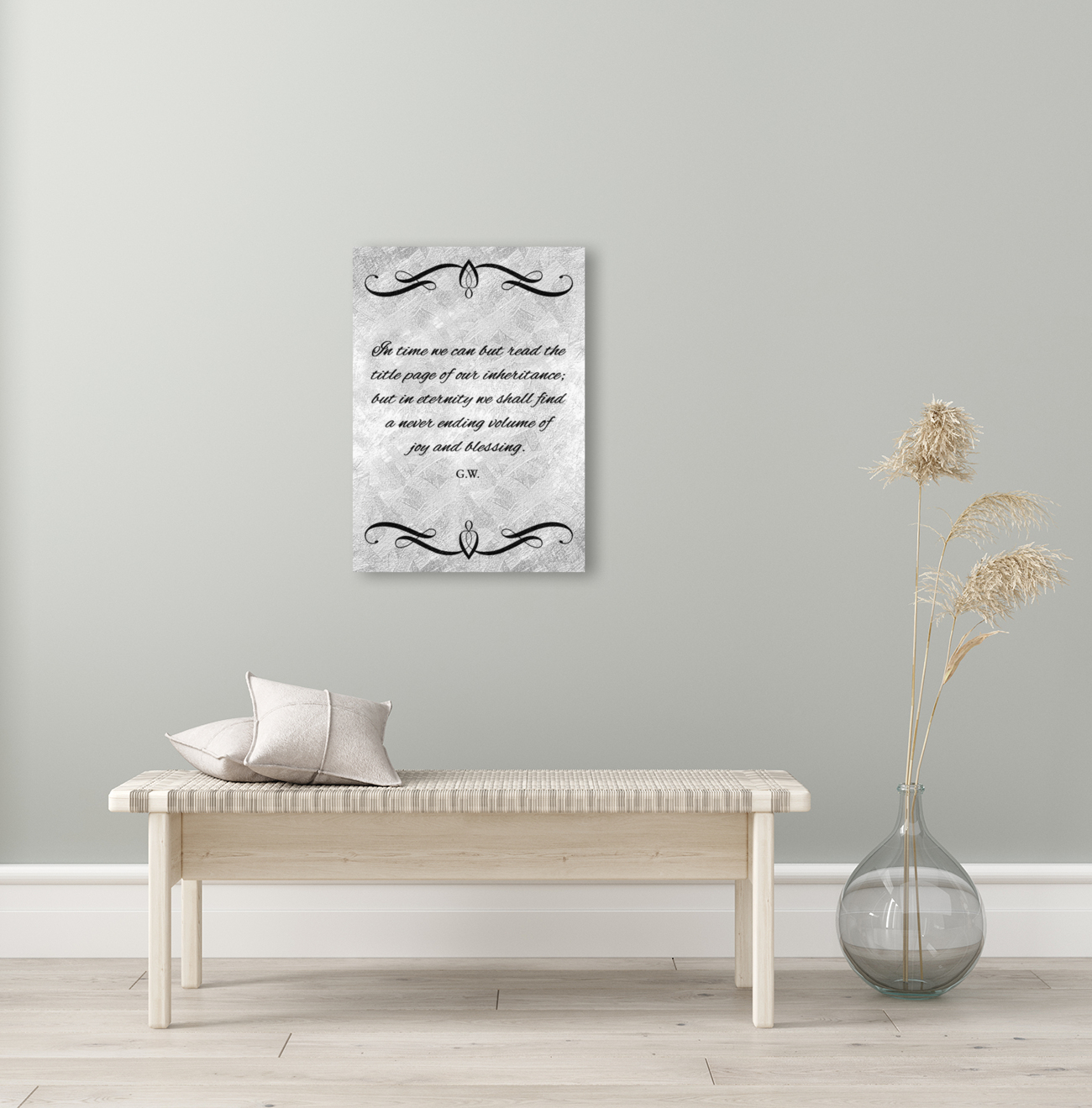 joy and blessing silver Reproduction