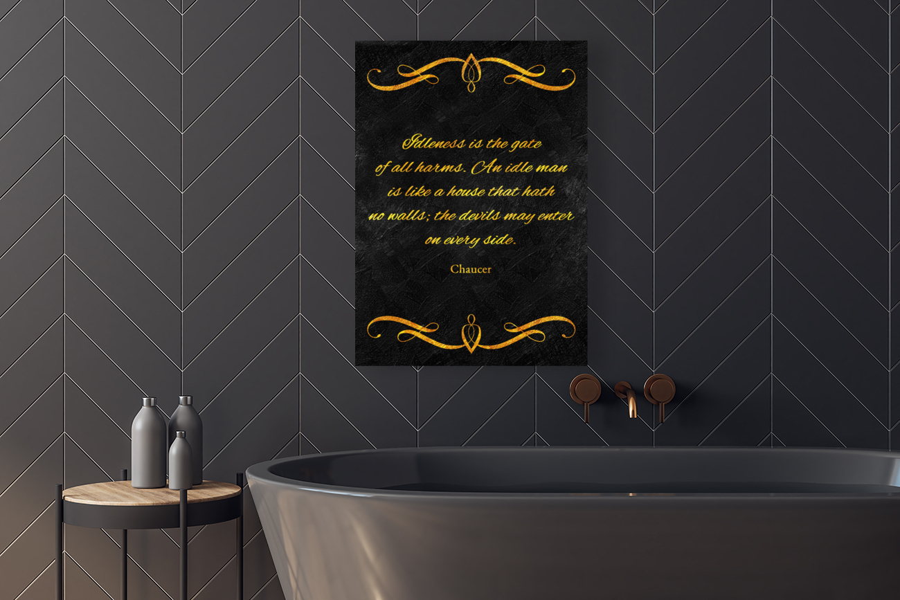 be not idle gold Reproduction