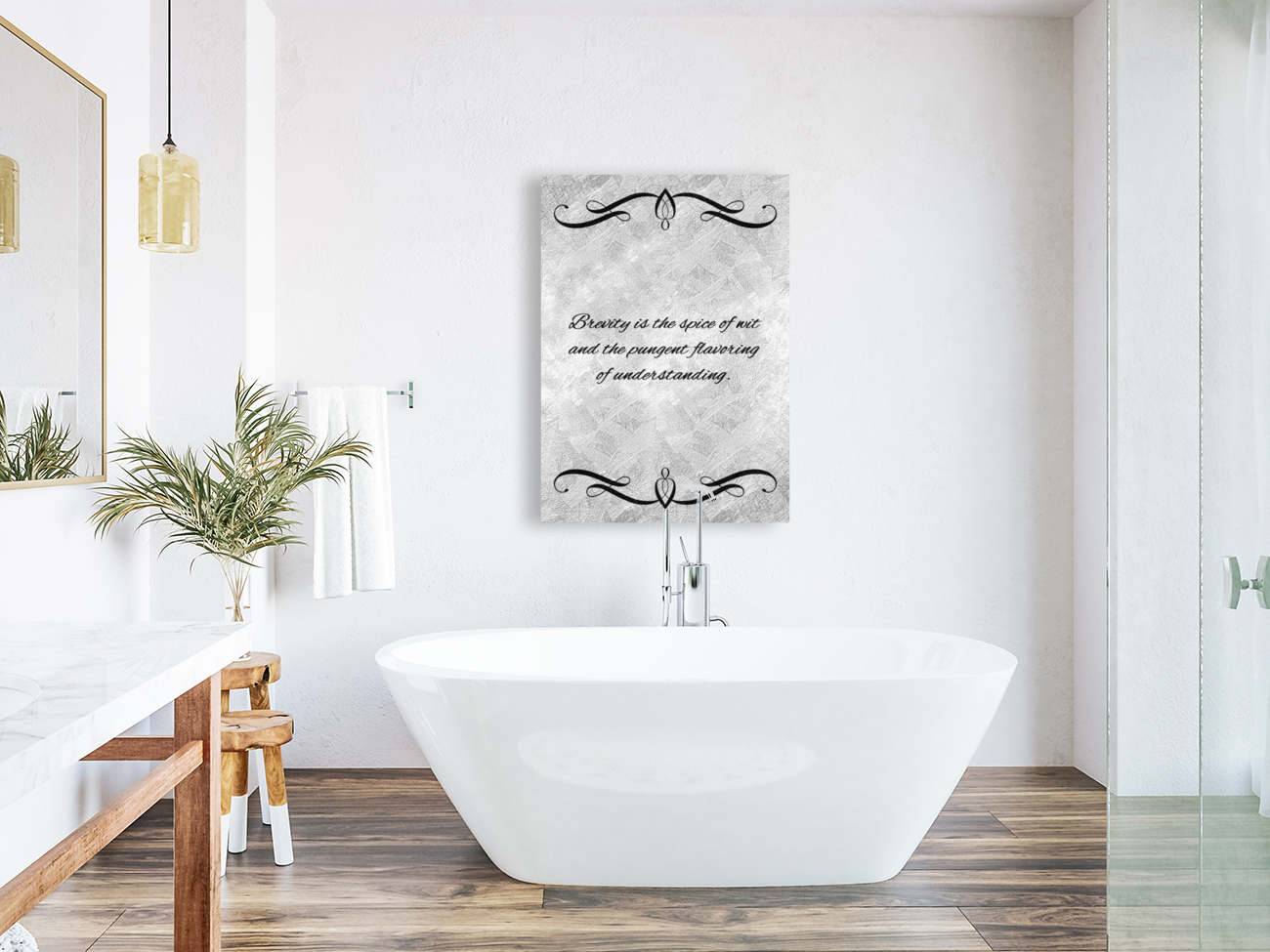 brevity and wit silver Reproduction
