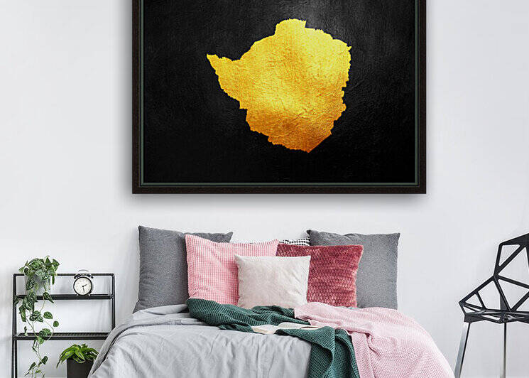 zimbabwe gold map by ABConcepts