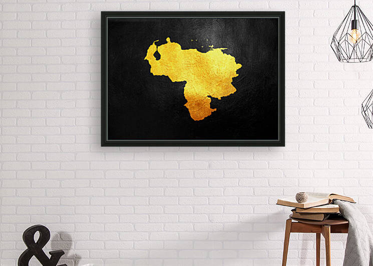 venezuela gold map by ABConcepts