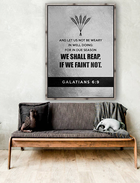 Galatians 6:9 Bible Verse Wall Art by ABConcepts