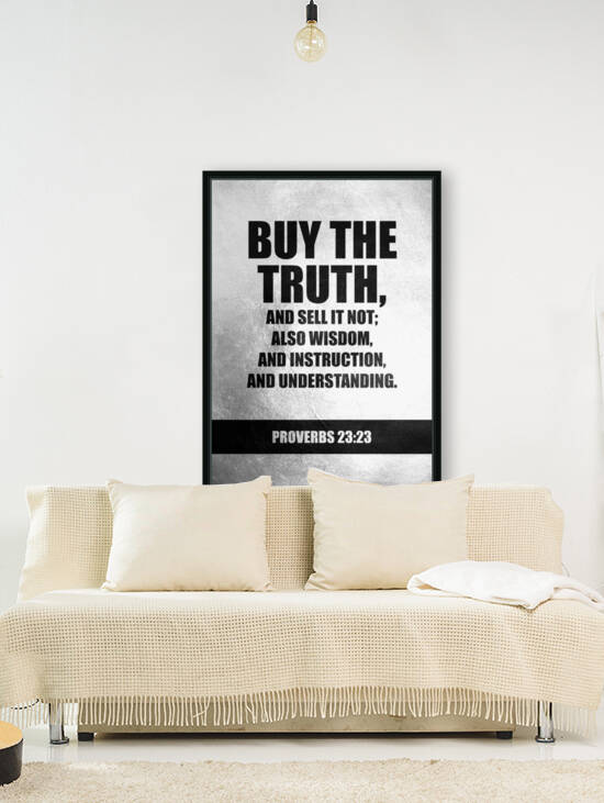 Proverbs 23:23 Bible Verse Wall Art by ABConcepts