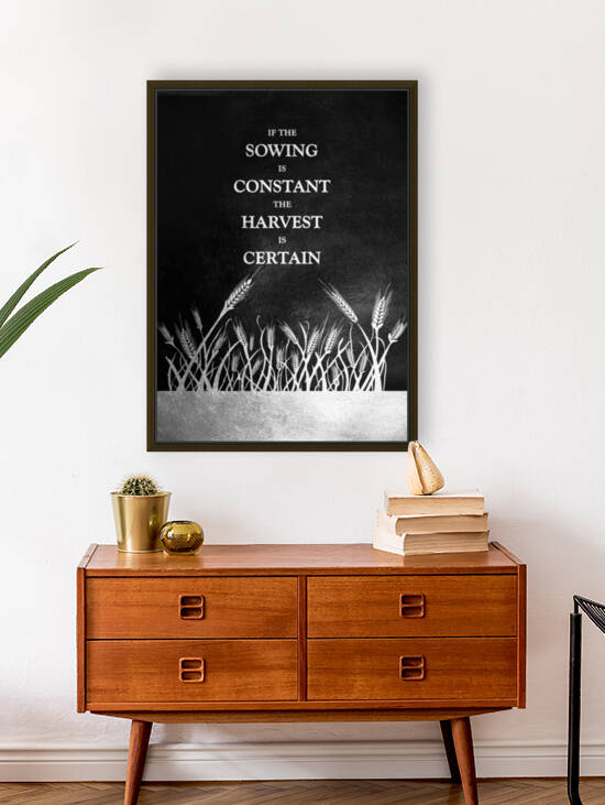 Constant Sowing Motivational Wall Art by ABConcepts