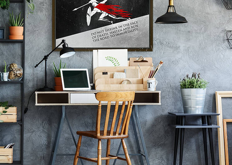 run the road to immortality Motivational Wall Art by ABConcepts