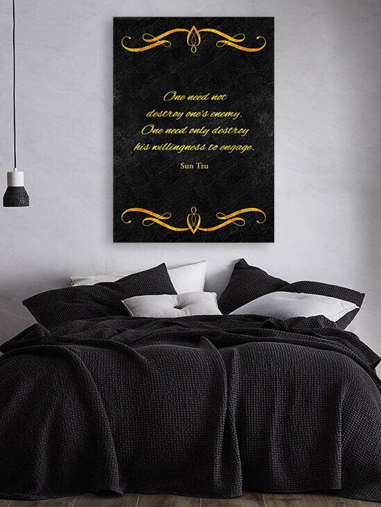 strive for peace gold Reproduction