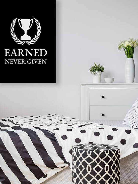 earned never given black by ABConcepts