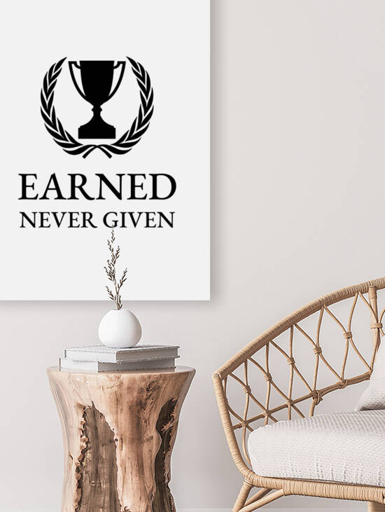 earned never given by ABConcepts