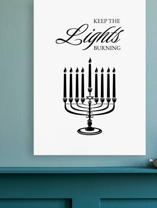 hanukkah lights by ABConcepts