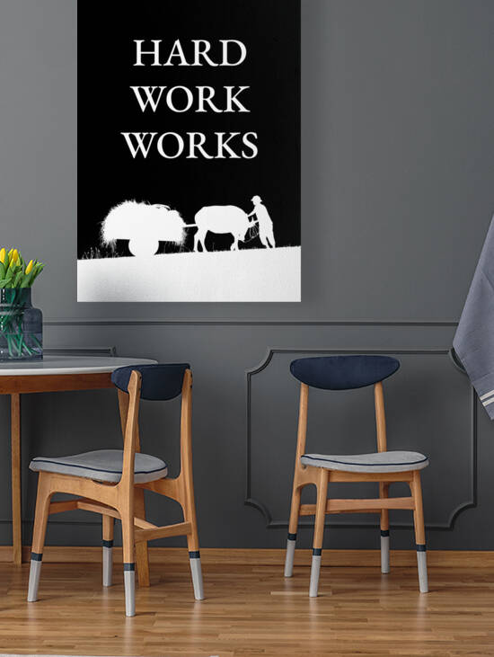 hard work works black by ABConcepts