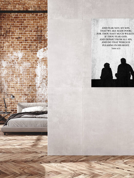 Tobit 4:21 Bible Verse Wall Art by ABConcepts