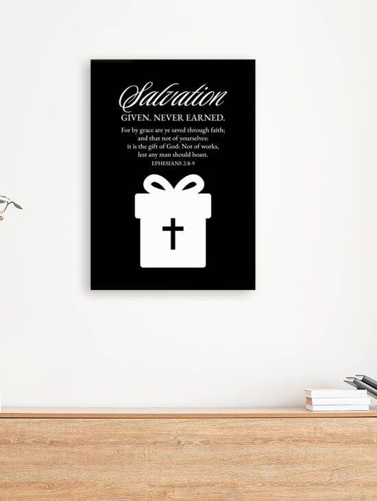 salvation is a gift black by ABConcepts