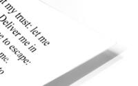 Psalm 71 1 3 white HD Metal print