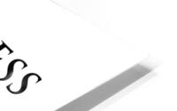 boldness white HD Metal print