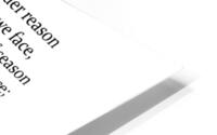 tender reason white HD Metal print