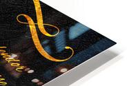 remember the Creator gold HD Metal print