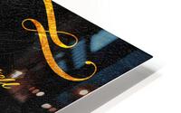 just live right gold HD Metal print