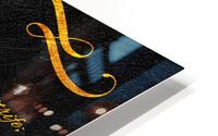 words gold HD Metal print