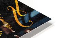 remember your Creator gold HD Metal print