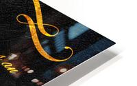 always worthwhile gold HD Metal print