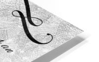 always worthwhile silver HD Metal print