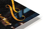 pray and work gold HD Metal print