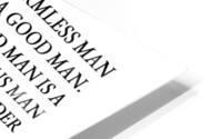 a good man HD Metal print
