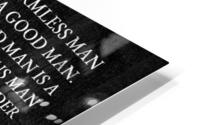 a good man silver HD Metal print