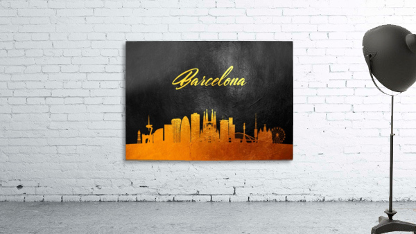 barcelona gold Wall Preview