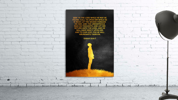 Isaiah 55:6-7 Bible Verse Wall Art Wall Preview