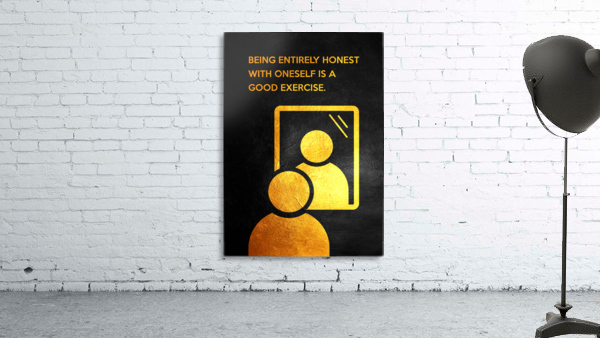 Honesty Motivational Wall Art Wall Preview
