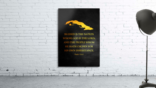 Cuba Gold Map Wall Art Wall Preview