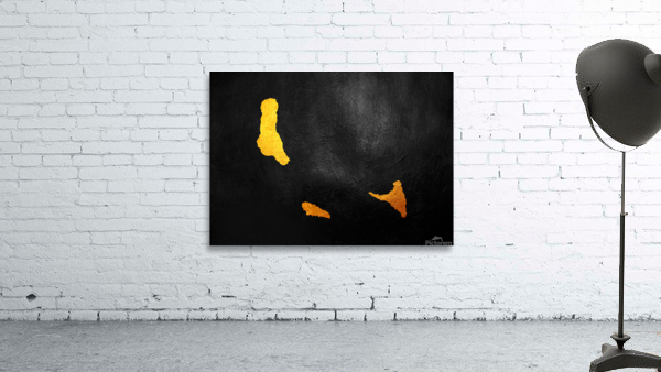 Comoros Gold Map Wall Art Wall Preview