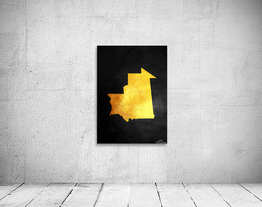 mauritania gold map Wall Preview