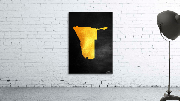 namibia gold map Wall Preview