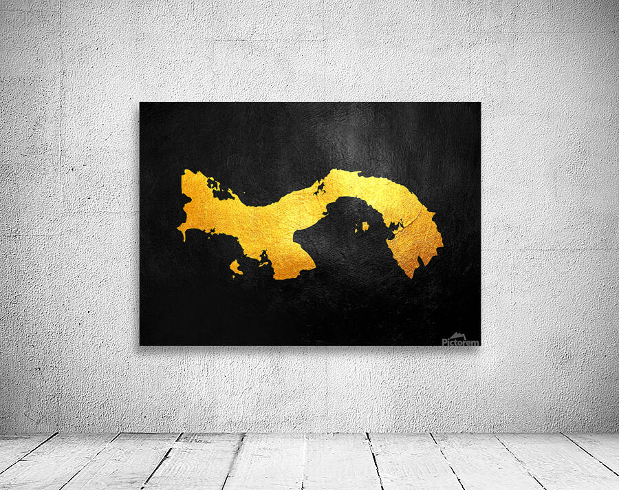 panama gold map Wall Preview