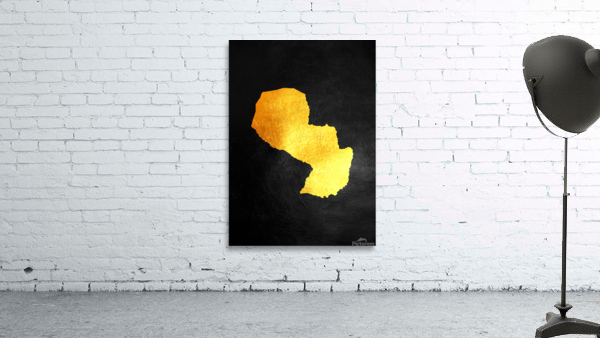 paraguay gold map Wall Preview
