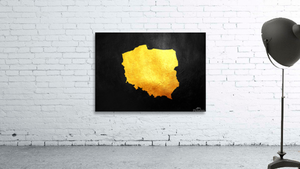 poland gold map Wall Preview