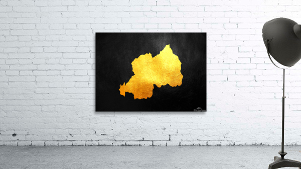 rwanda gold map Wall Preview