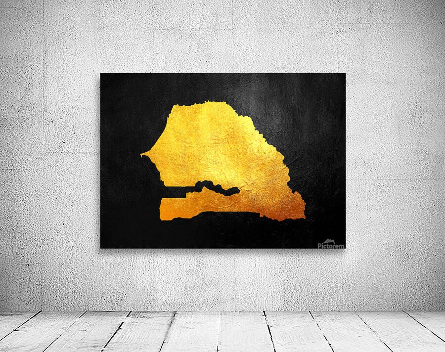 senegal gold map Wall Preview