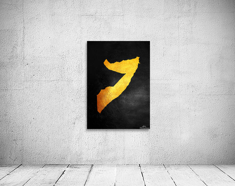 somalia gold map Wall Preview