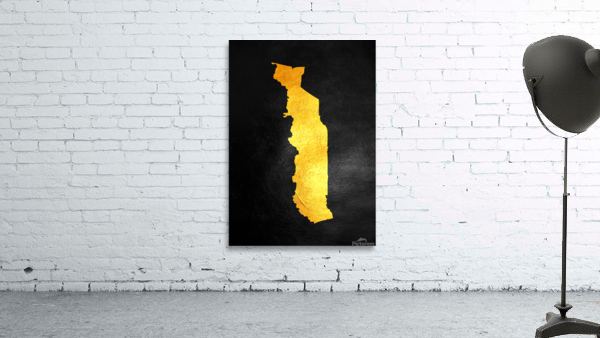 togo gold map Wall Preview