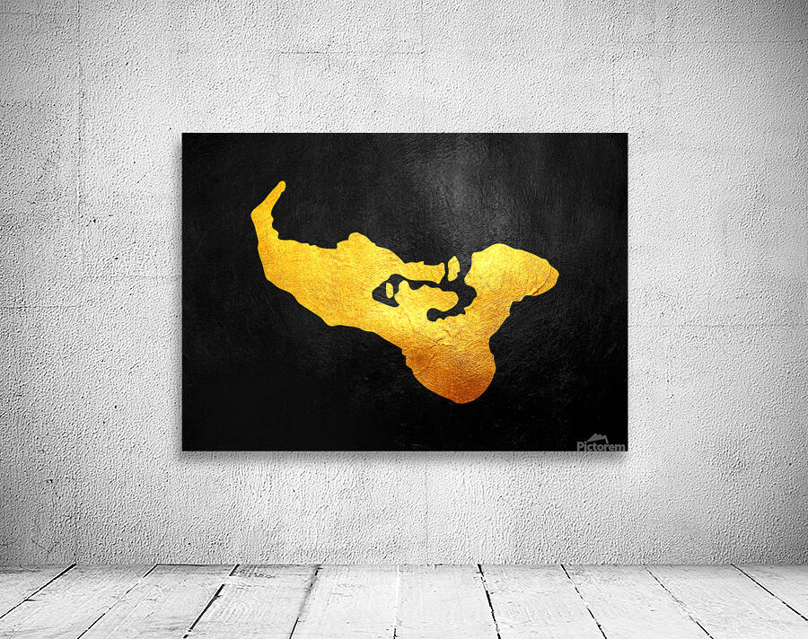 tonga gold map Wall Preview