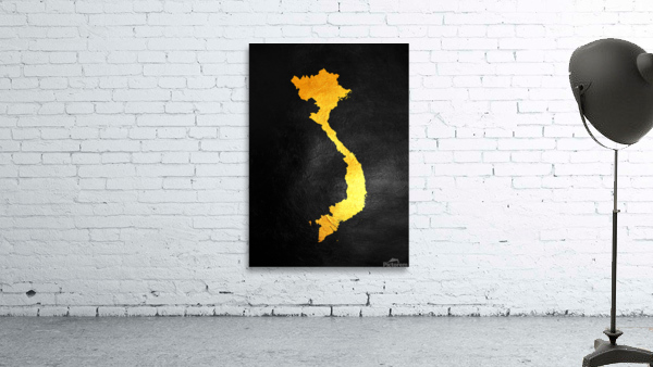 vietnam gold map Wall Preview