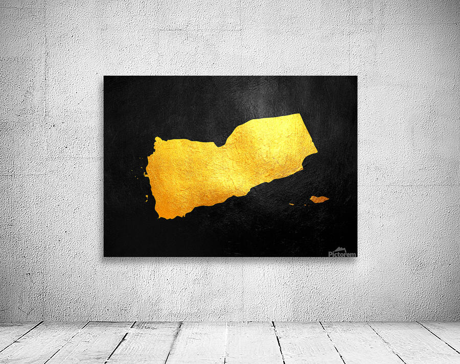yemen gold map Wall Preview