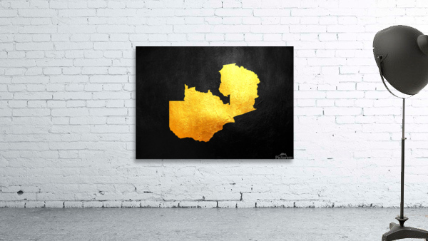 zambia gold map Wall Preview