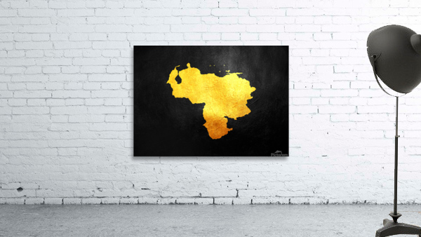 venezuela gold map Wall Preview