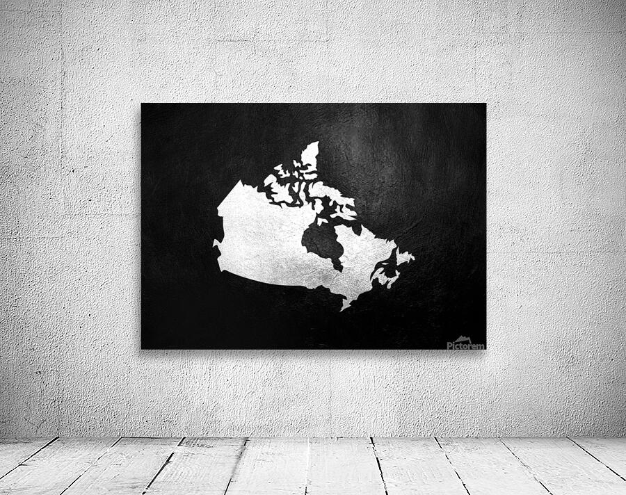 Canada Silver Map Wall Art Wall Preview