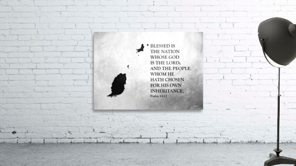 Grenada Charcoal Map Wall Art Wall Preview