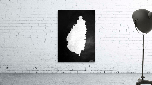 saint lucia silver Wall Preview
